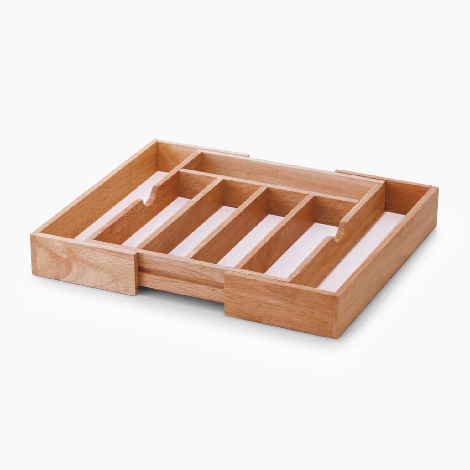 Bestikbakke med udtræk - Natur - 31,5cm x 38cm x 6cm - Jane
