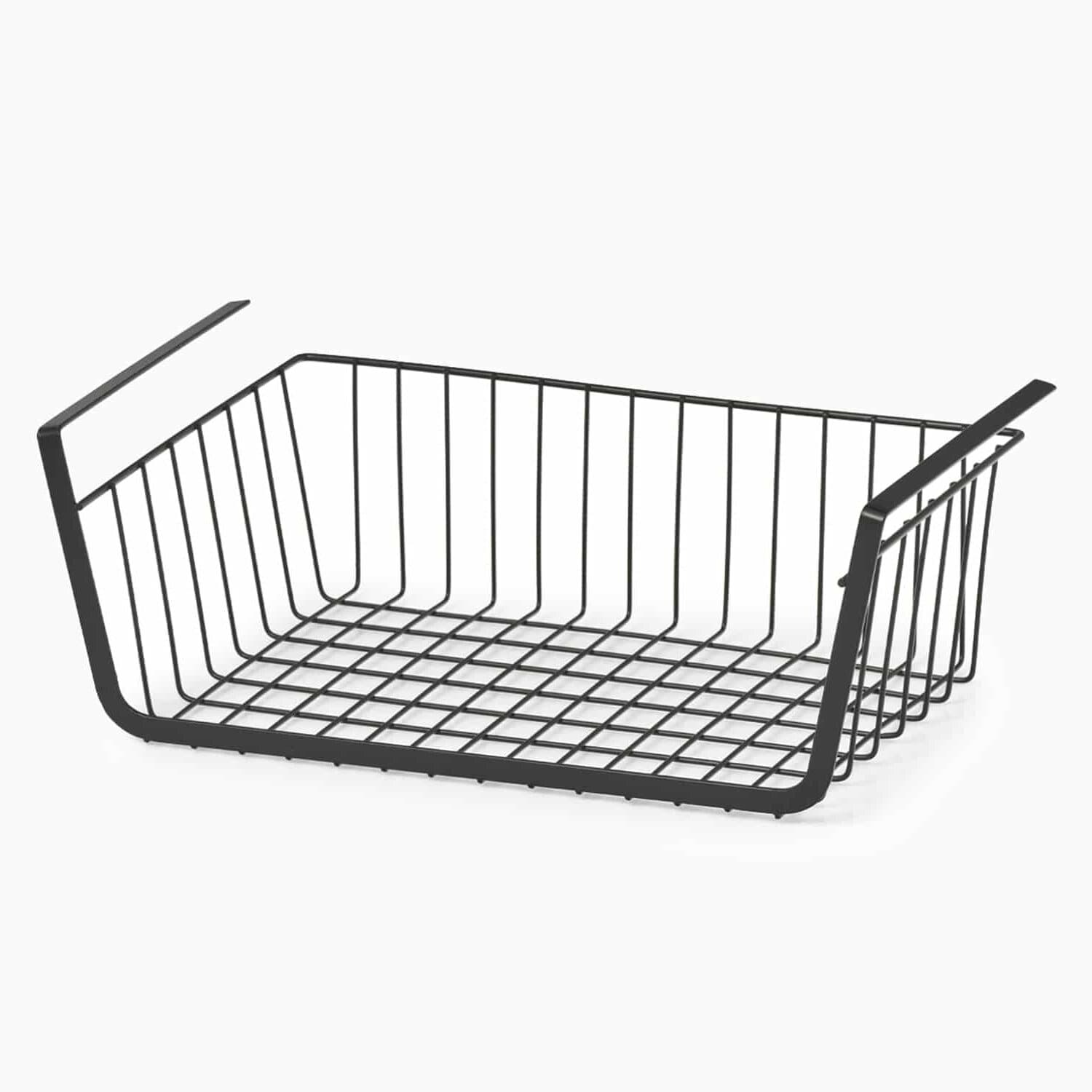 Hyldehængt kurv i sort - Sort - 41cm x 26cm x 15cm - Yvette