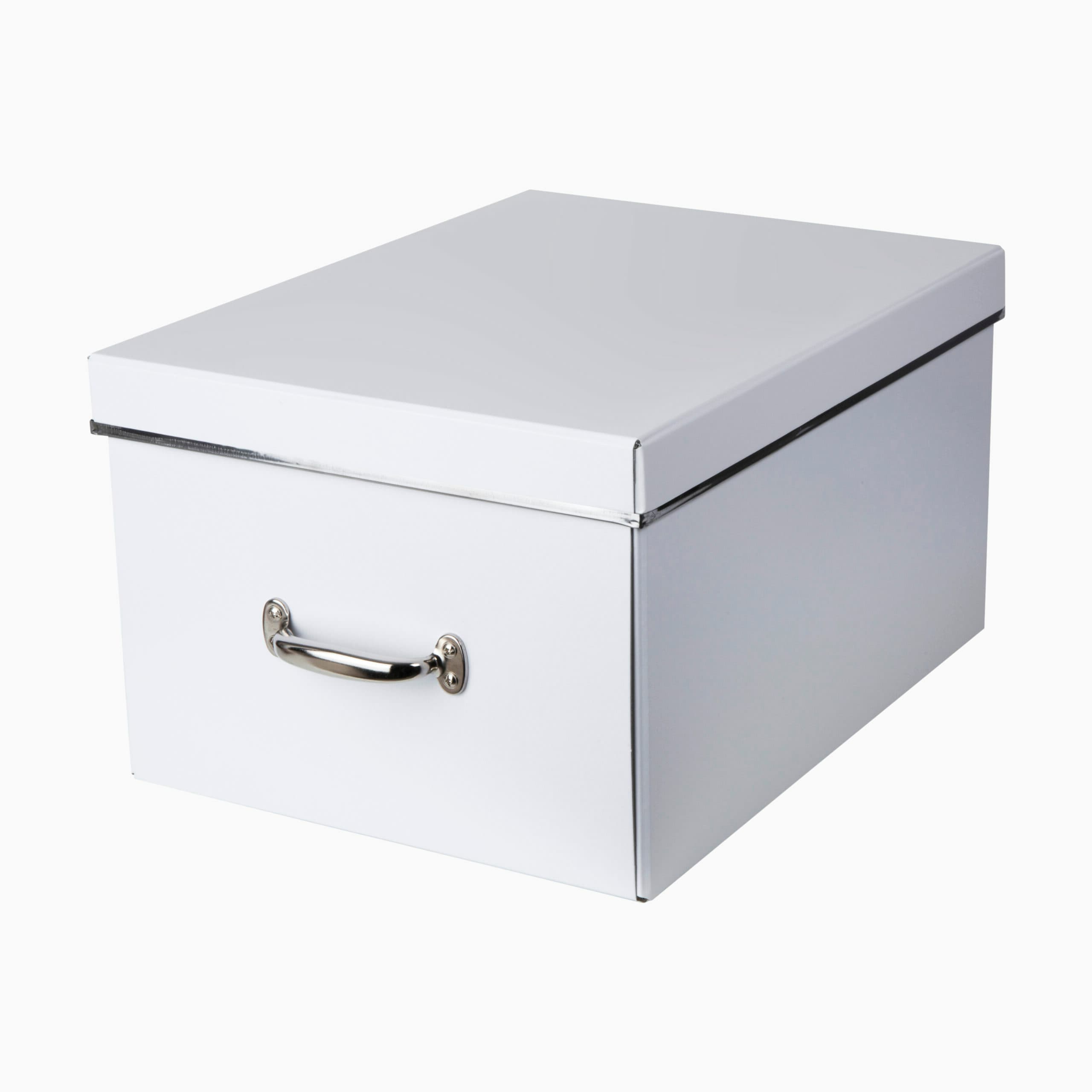 Opbevaringskasse til julepynt - Hvid - 37cm x 50cm x 14,6cm - Tinka