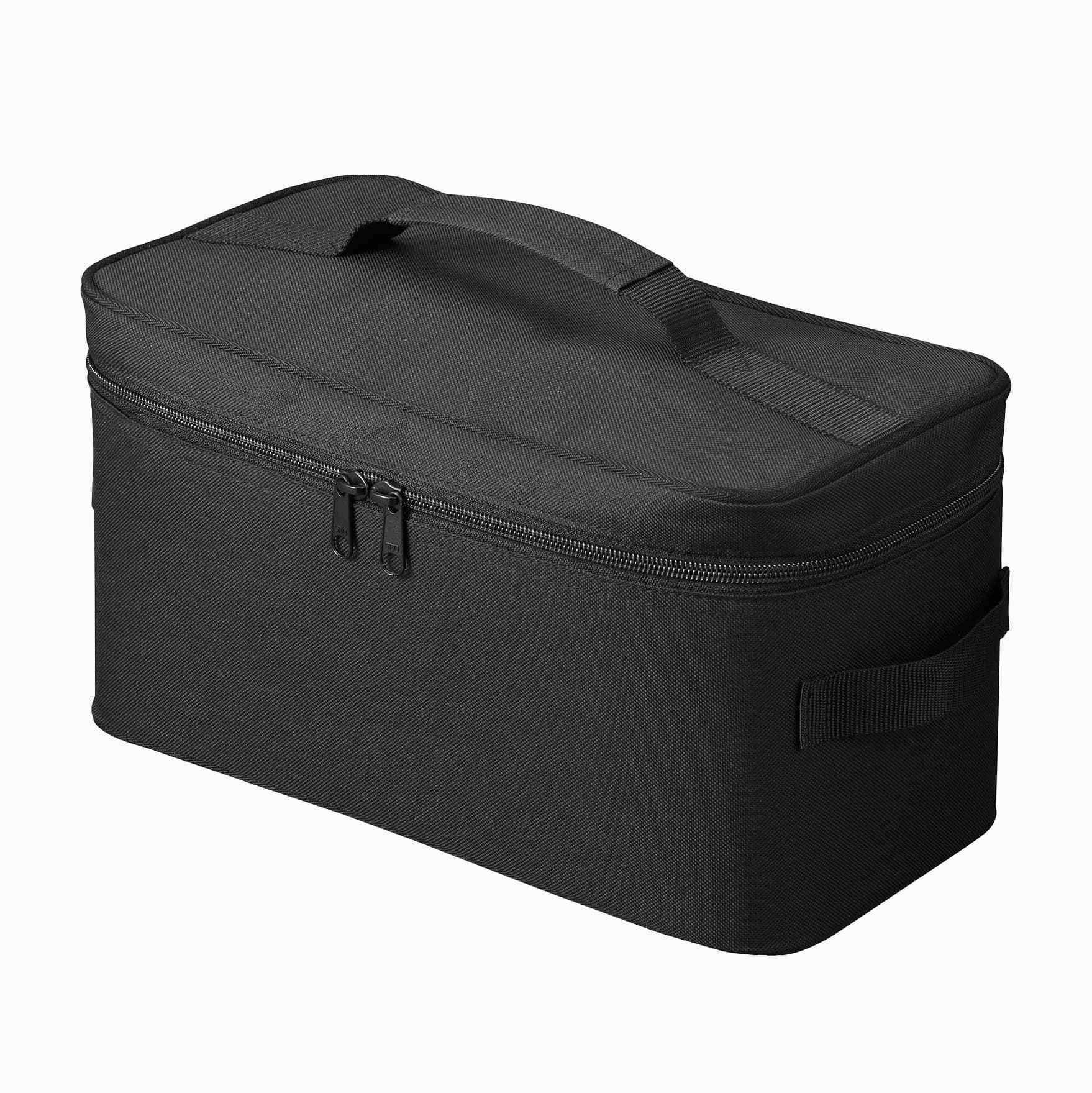 Yamazaki Toilettaske med inddelere - Sort - 33cm x 18cm x 16cm - Abinaya