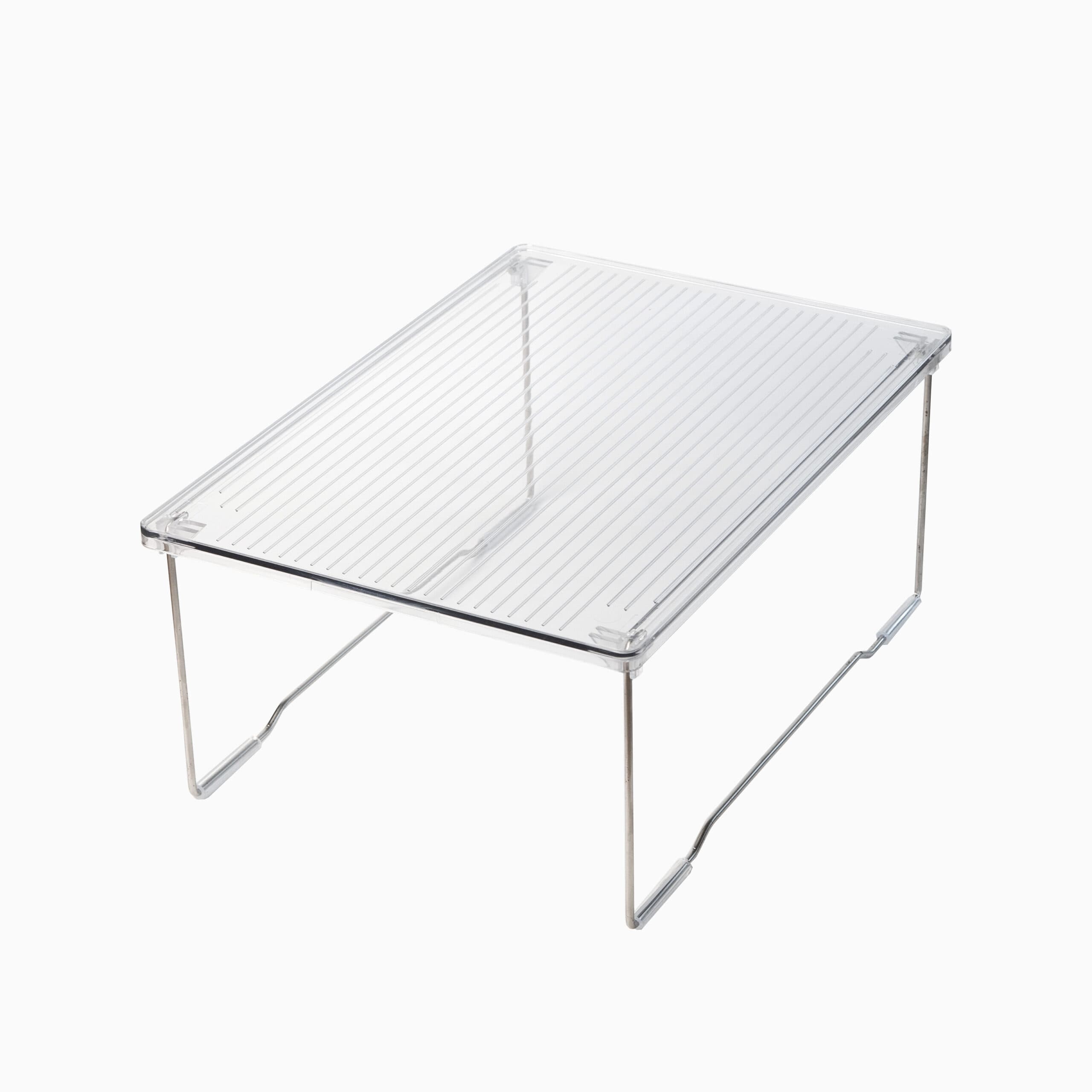 Foldbar hyldeindsats (flere varianter) Transparent Plast 29cm x 40,6cm x 17,7cm - Transparent - 29cm x 40,6cm x 17,7cm - Ellie