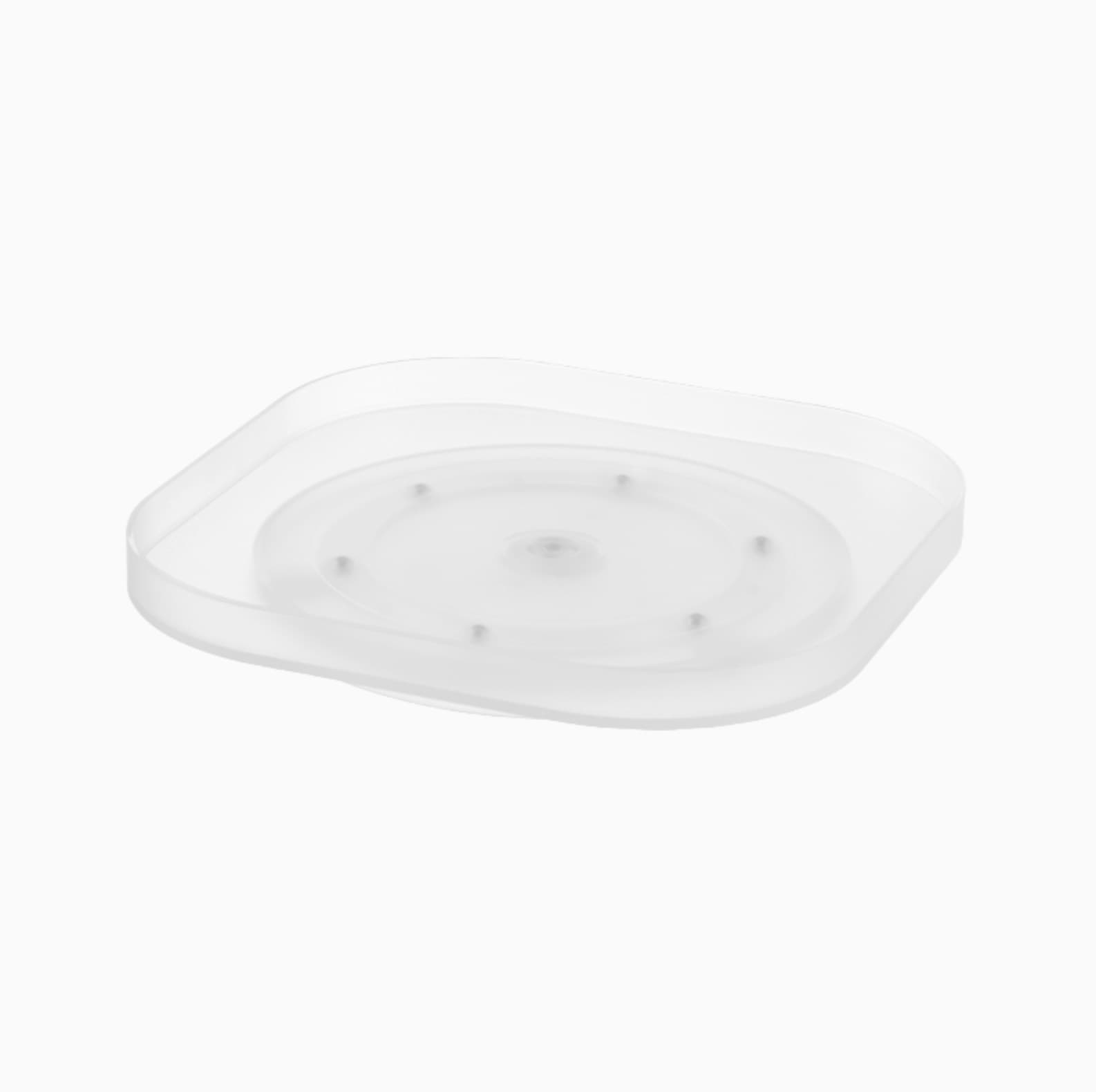Yamazaki Turntable (flere varianter) Hvid Plast 20cm x 20cm x 2,9cm - Hvid - 20cm x 20cm x 2,9cm - Hera