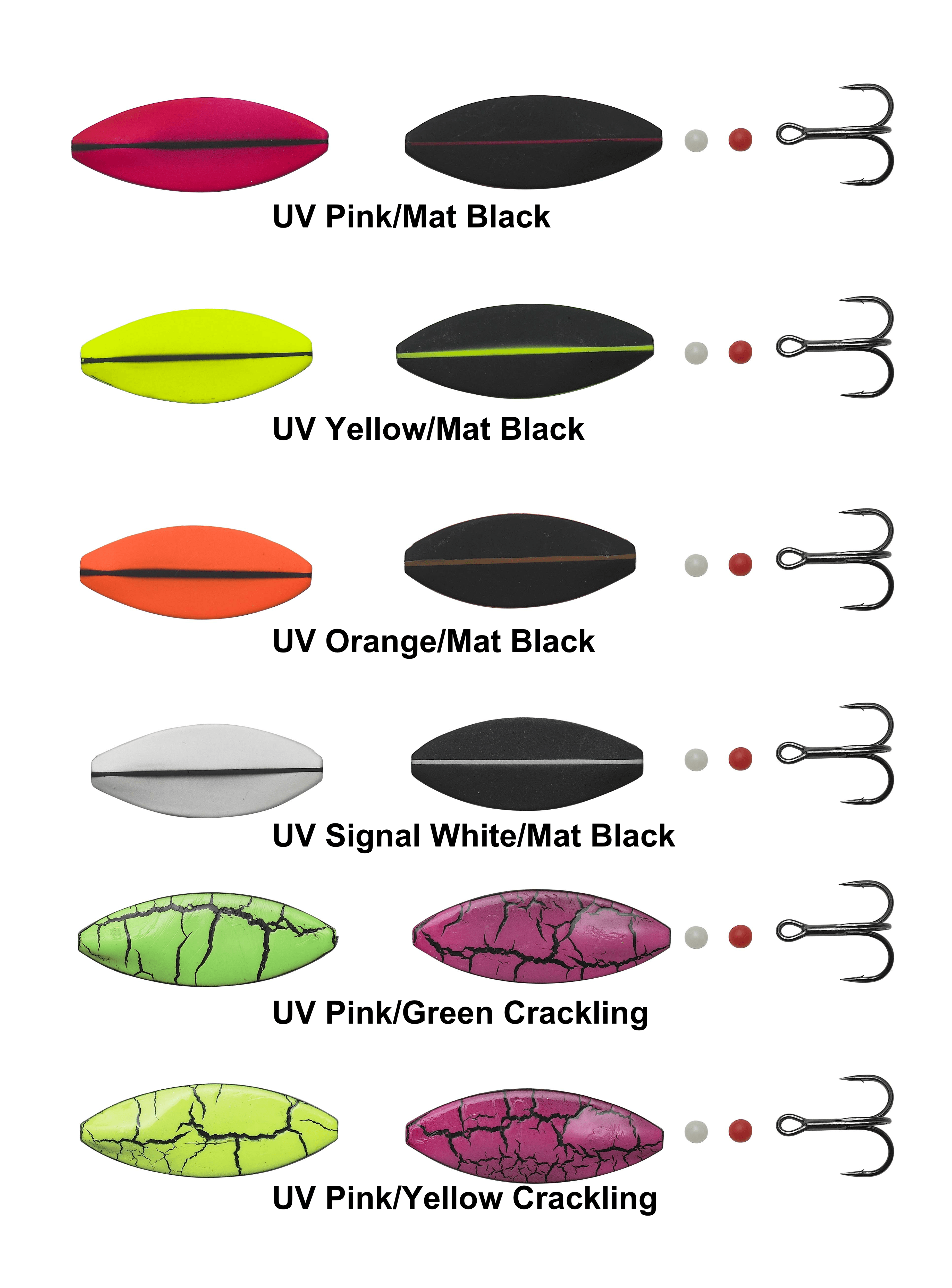 Hansen Snapshot SD In-Line Lures -7,6g-UV Yellow/Mat Black