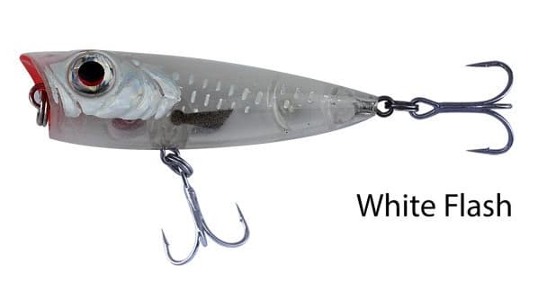 SG 3D Minnow Pop Walker - White Flash - 4.3cm 3g