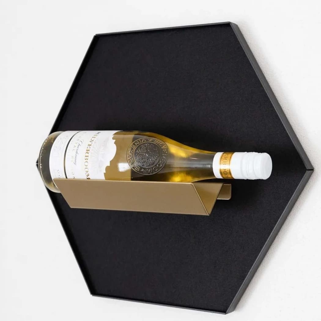 Vinreol til 1 flaske på Akustikpanel | Wine-Store.dk
