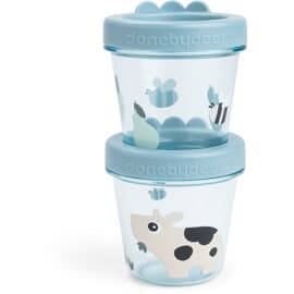Done by Deer Baby madbeholder 2-pak Tiny Farm Blue