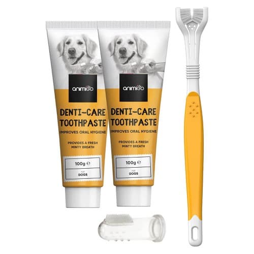 Denti-Care-kit til hunde 200 g tandpasta