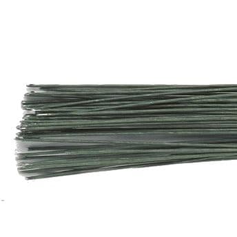Mørk Grøn Blomstertråd 28 gauge, 50 stk - Culpitt