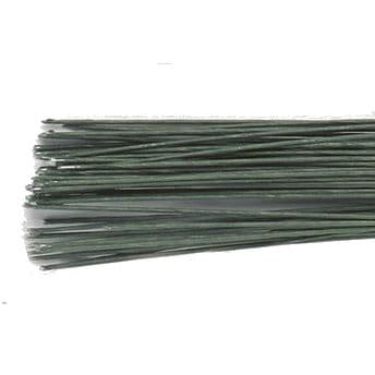 Mørk Grøn Blomstertråd 30 gauge, 50 stk - Culpitt