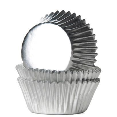 Sølv Folie Mini Muffinsforme 36 stk, House of Marie