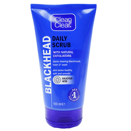 Clean & Clear Natural Exfoliators Daglig Scrub mod Hudorme - 150 ml