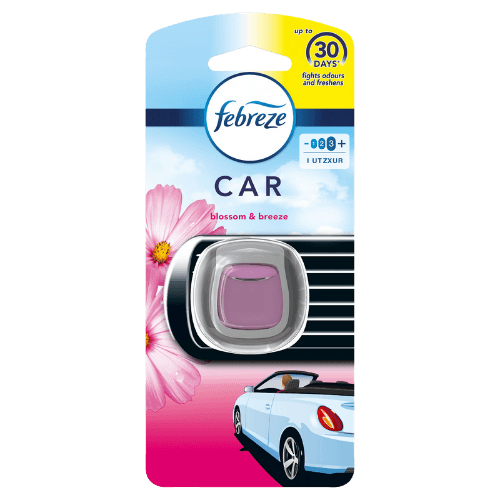 Febreze Car Blossom & Breeze Luftfrisker til Ventilationsrist - 2 ml