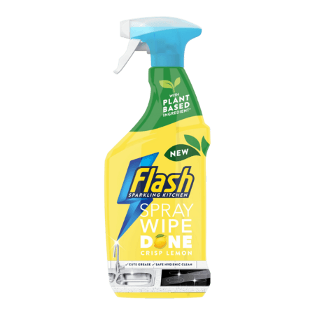 Flash Spray Wipe Done Crisp Lemon Køkkenspray - 800ml