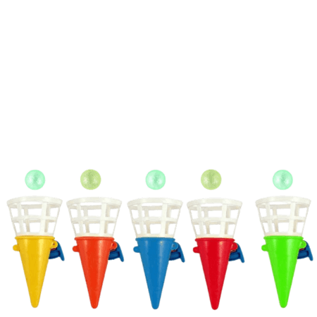 Fun Toys Click & Catch Cones Party Game Assorted 7 cm 1 Pc