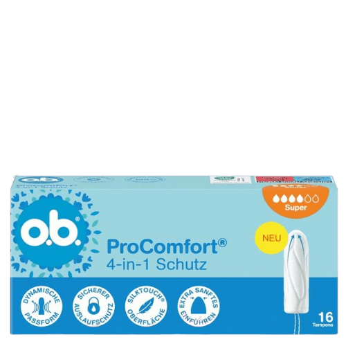 O.B. ProComfort Super 4-in-1 Protection Tampons - 16 stk.
