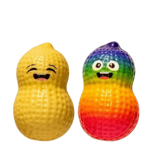 Squeeze Slow Rise XL Peanut Squishy Toy Assorted 10 × 5,5 cm 1 stk