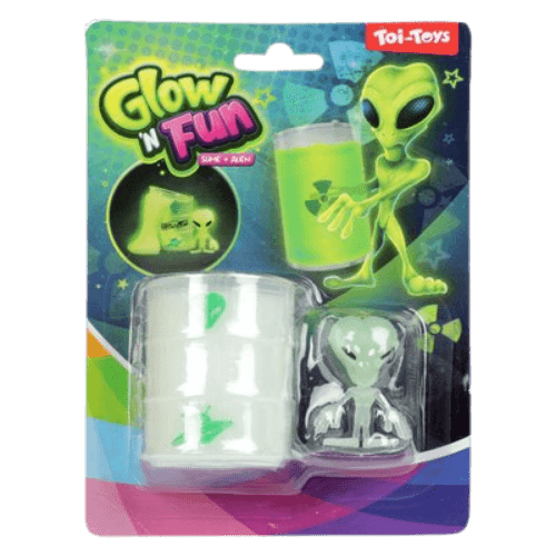 Toi-Toys Glow 'N Fun Selvlysende Slim med Alienfigur