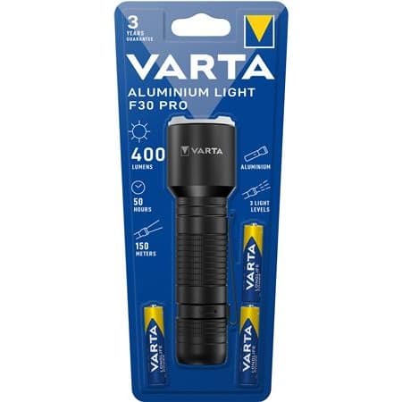 Lygte aluminium light f30