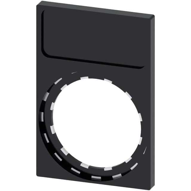 Siemens Label holder, sort, 12.5mm x 27mm