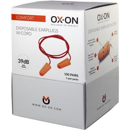 Ox-On Ørepropper med snor