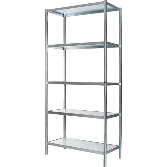 Raaco Reol 340x920x2000MM med 5 hylder