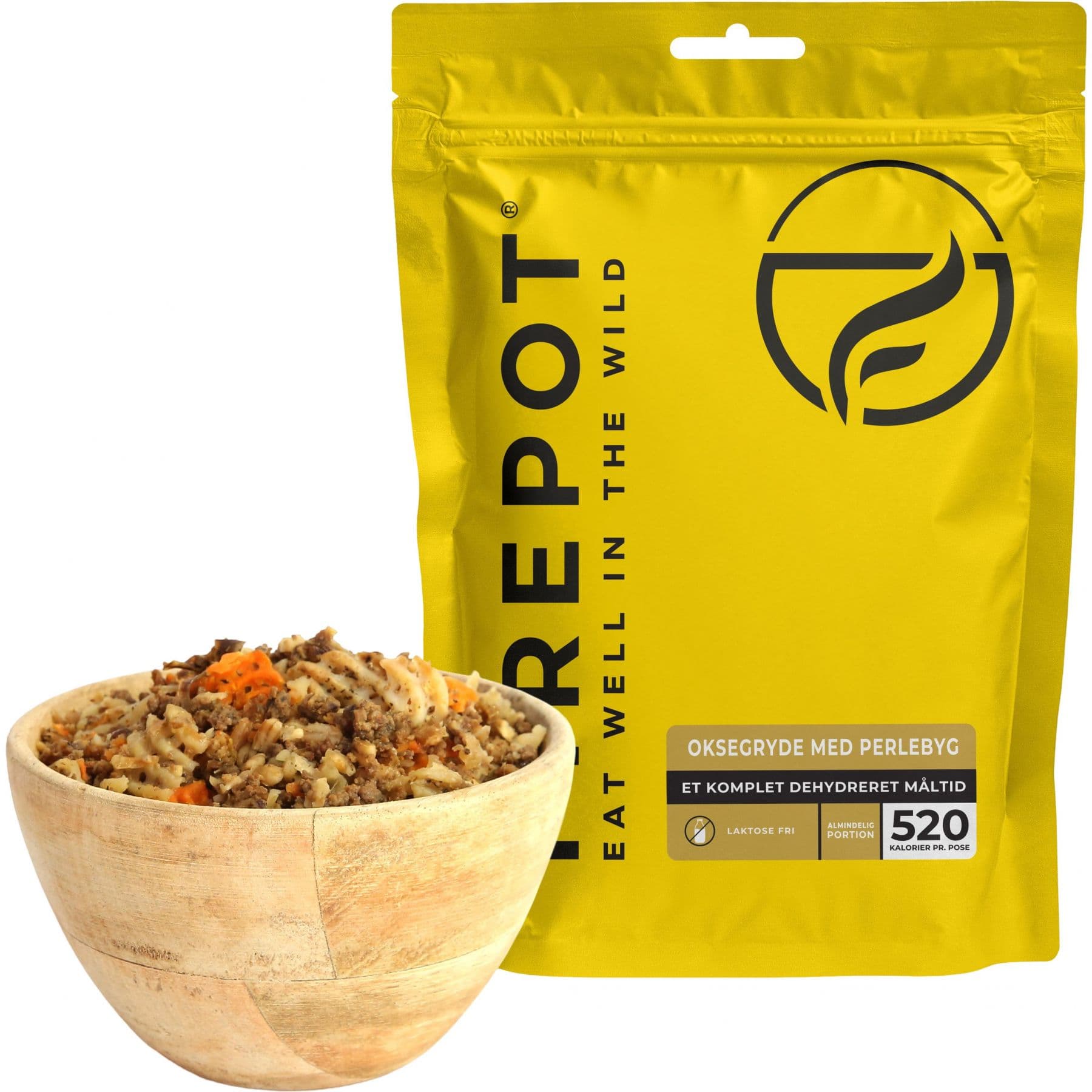 Firepot Oksegryde med Perlebyg, frysetørret mad, Reg