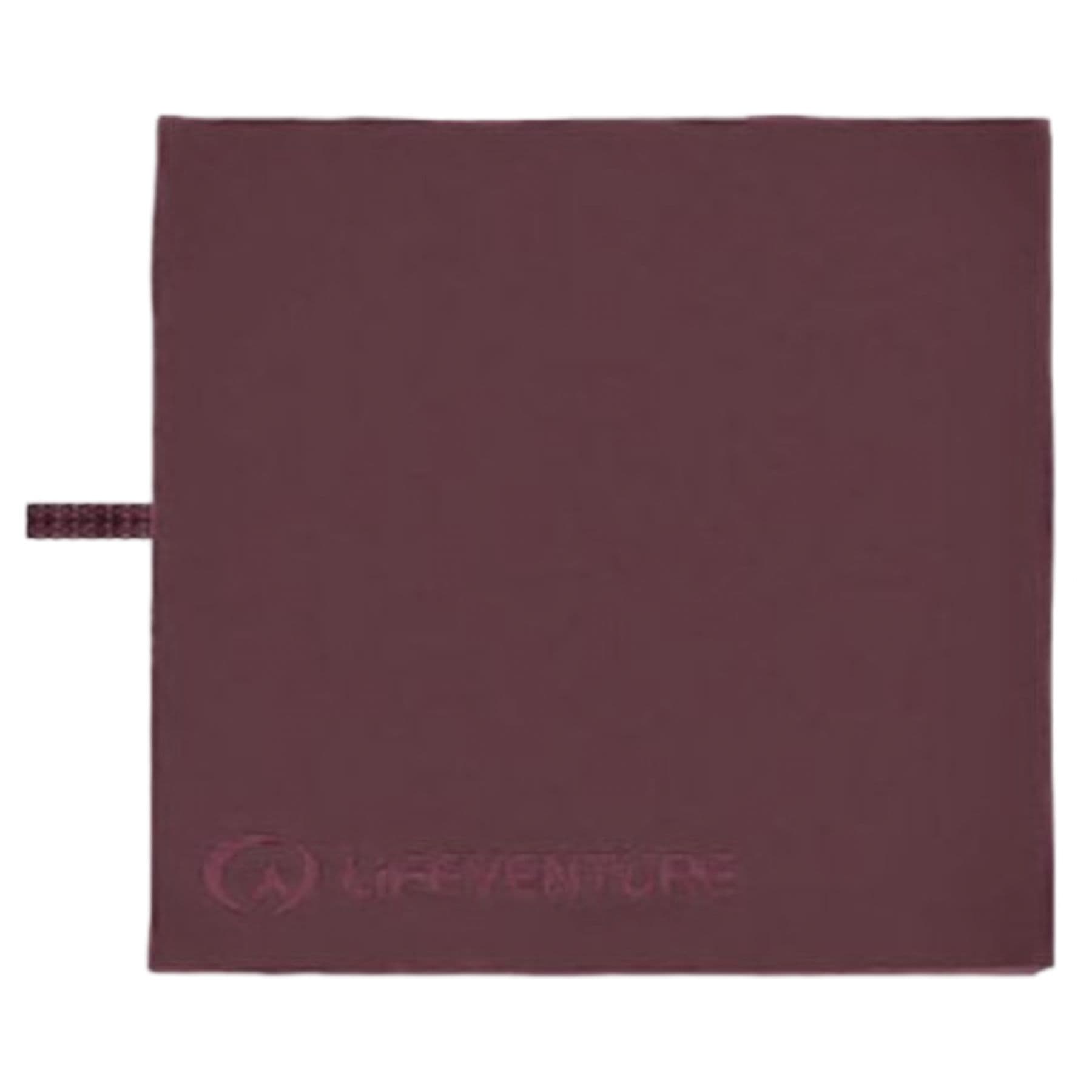 Lifeventure Trek Towel i Genanvendt SoftFibre, solbærrød