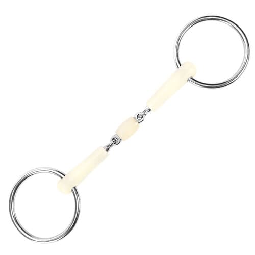 Happy Mouth tre-delt trensebid - 10,5cm
