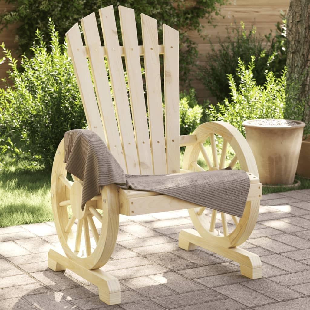 Adirondack-havestole - 2 stk. i massivt grantræ