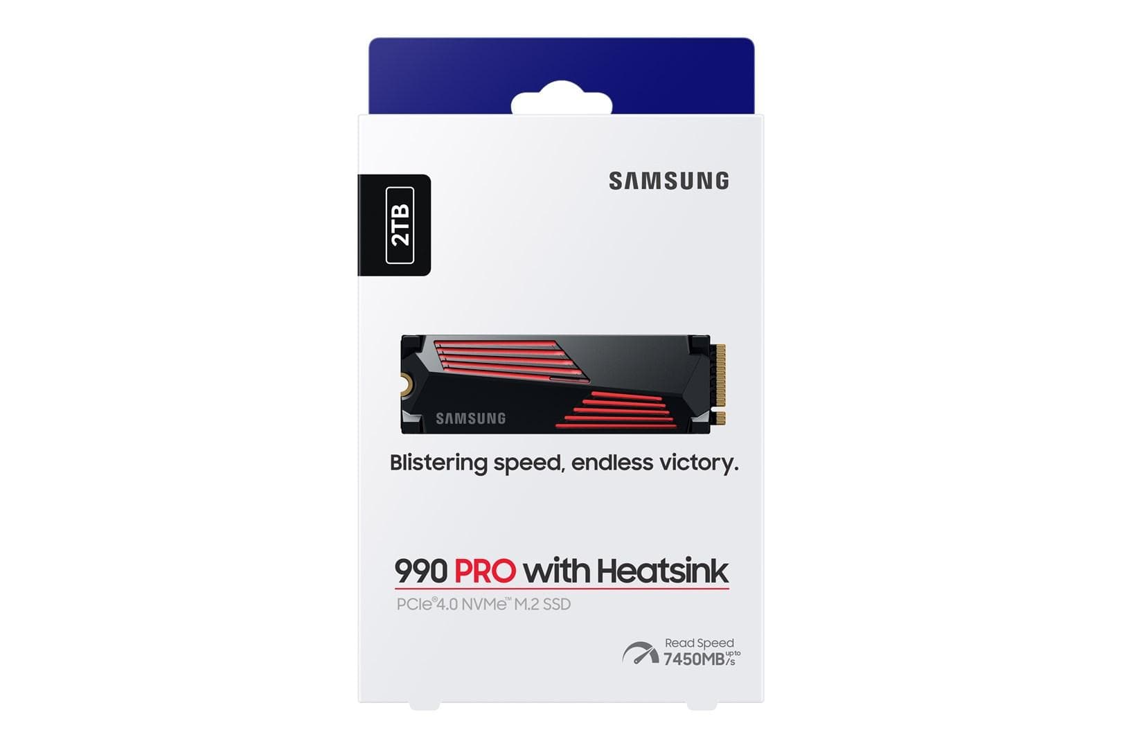 SSD Samsung 990 PRO med heatsink 2 TB M.2 NVMe PCIe 4.0