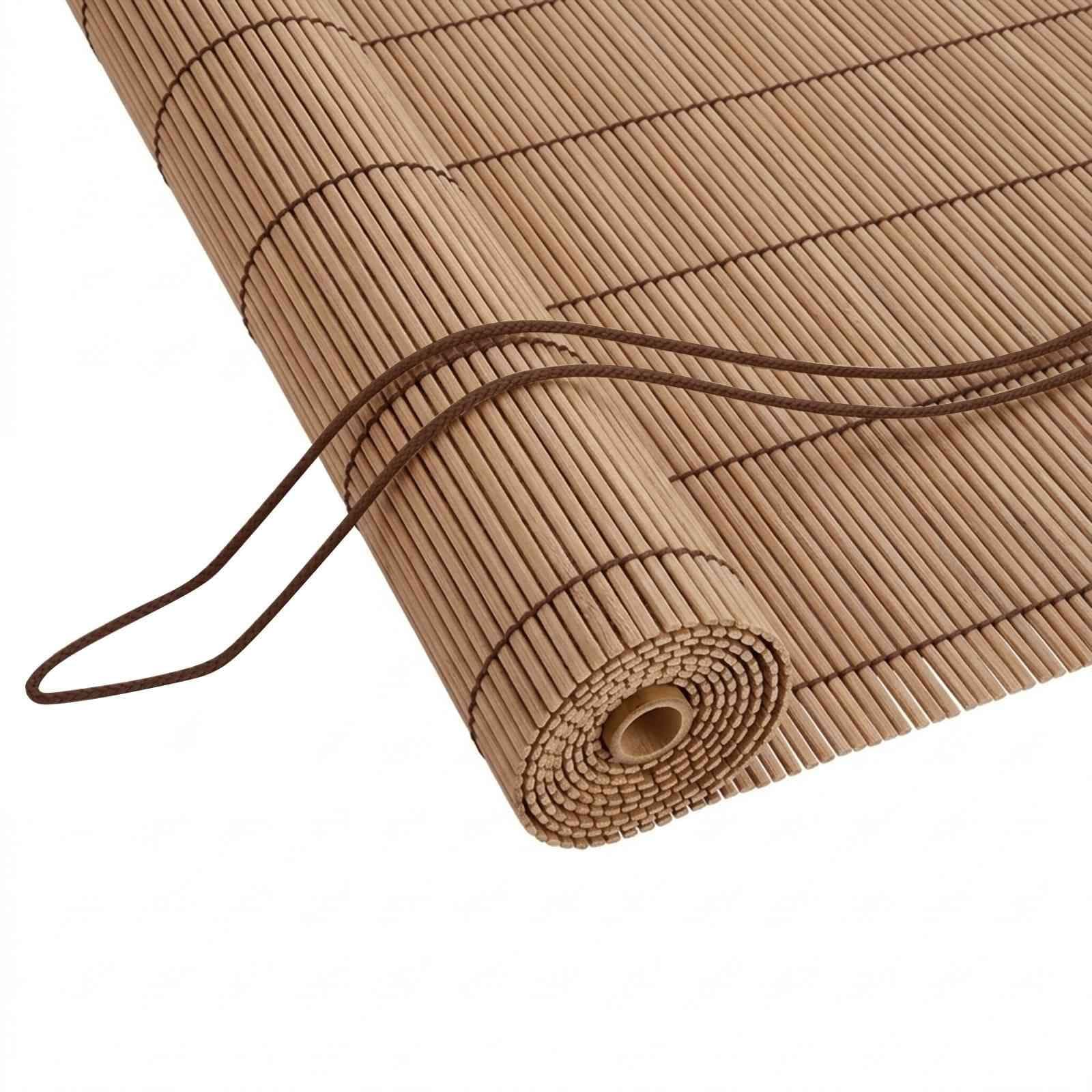 Rullegardin i bambus 70 x 160 cm brun