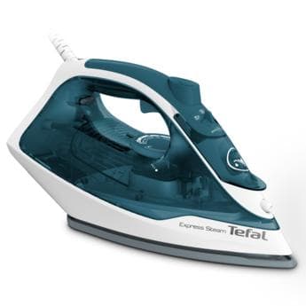 Tefal Express Steam FV2839E0 dampstrygejern - 2.400 W, blå/hvid