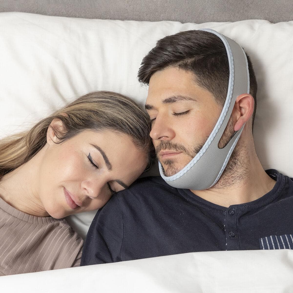 Anti-snorkebånd Stosnore - grå/blå, onesize