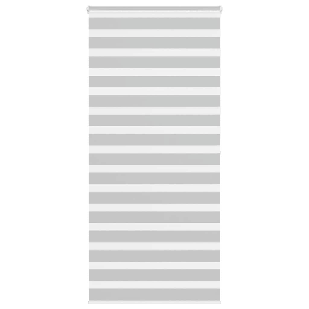 Zebragardin lysegrå 110×200 cm - stofbredde 105,9 cm, polyester
