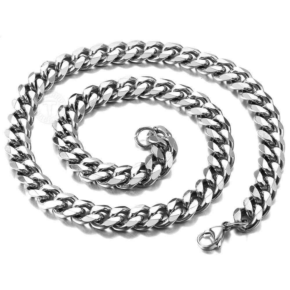 Kæde halskæde - sølv - 45 cm