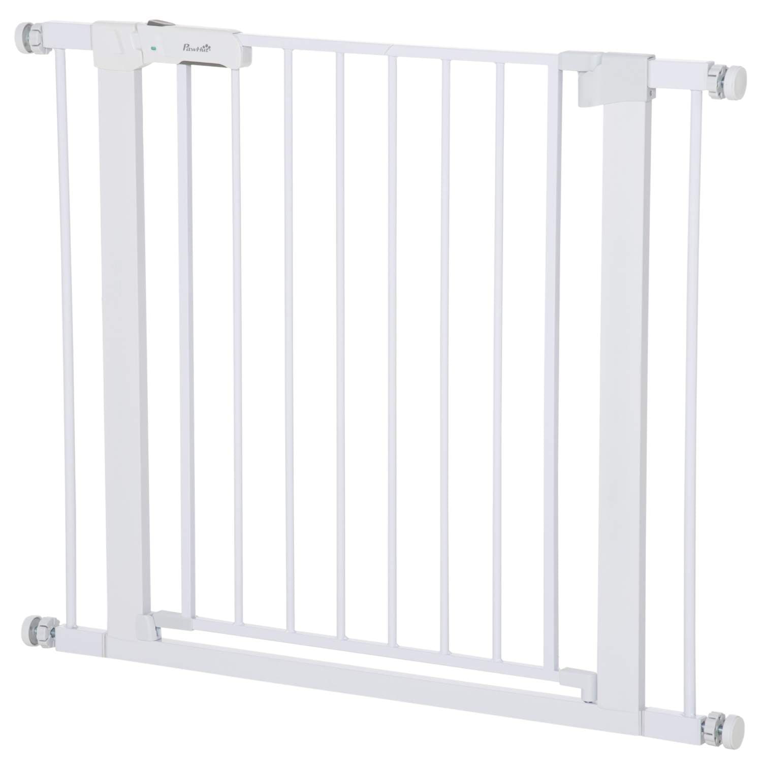 Justerbar sikkerhedslåge 75-96cm med automatisk lukning