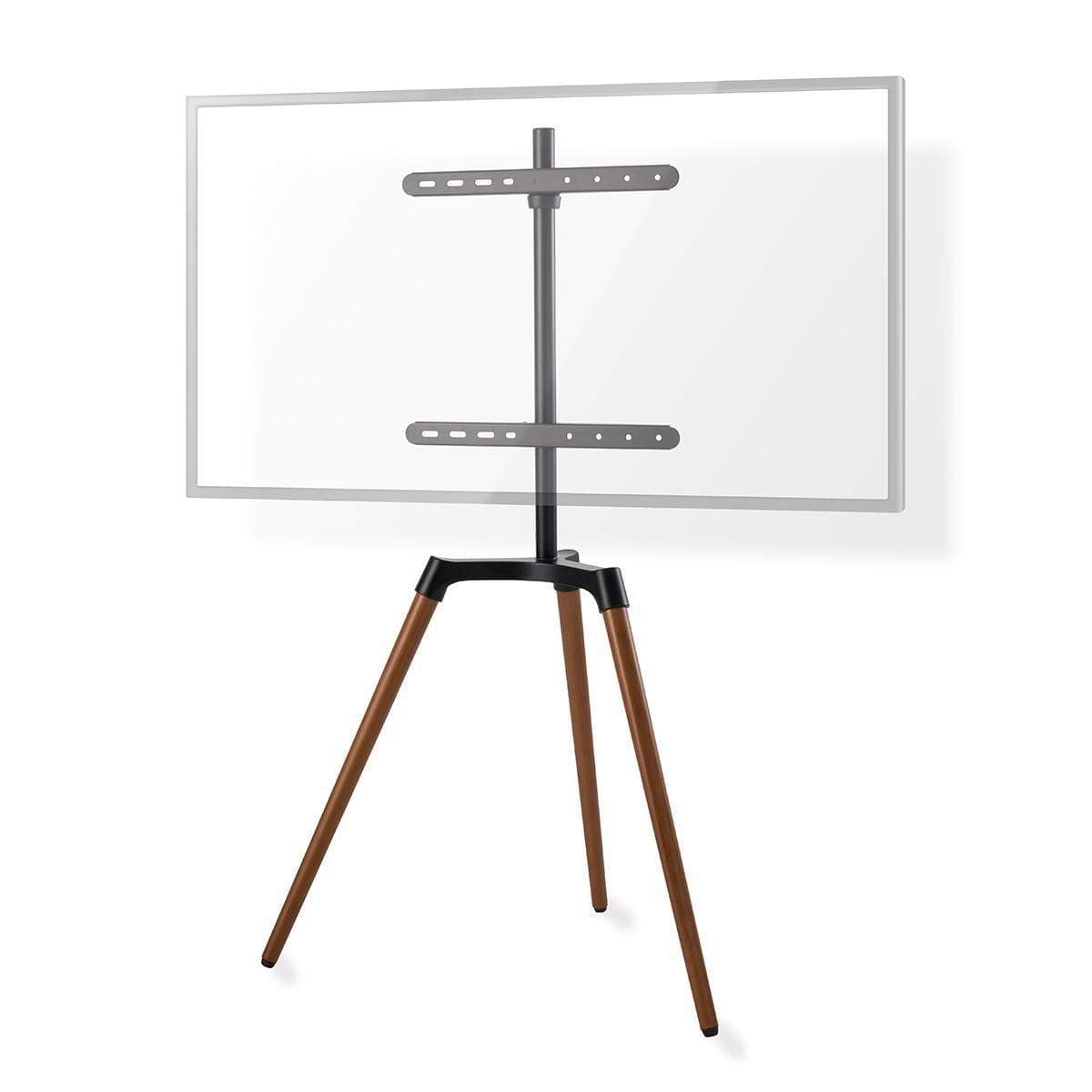 TV Gulv Stand | 50 - 65 " | Maksimal vægt: 35 kg | Scandinavian Design | Kan drejes | skrid rem | Snap-lock | Aluminium / Stål |