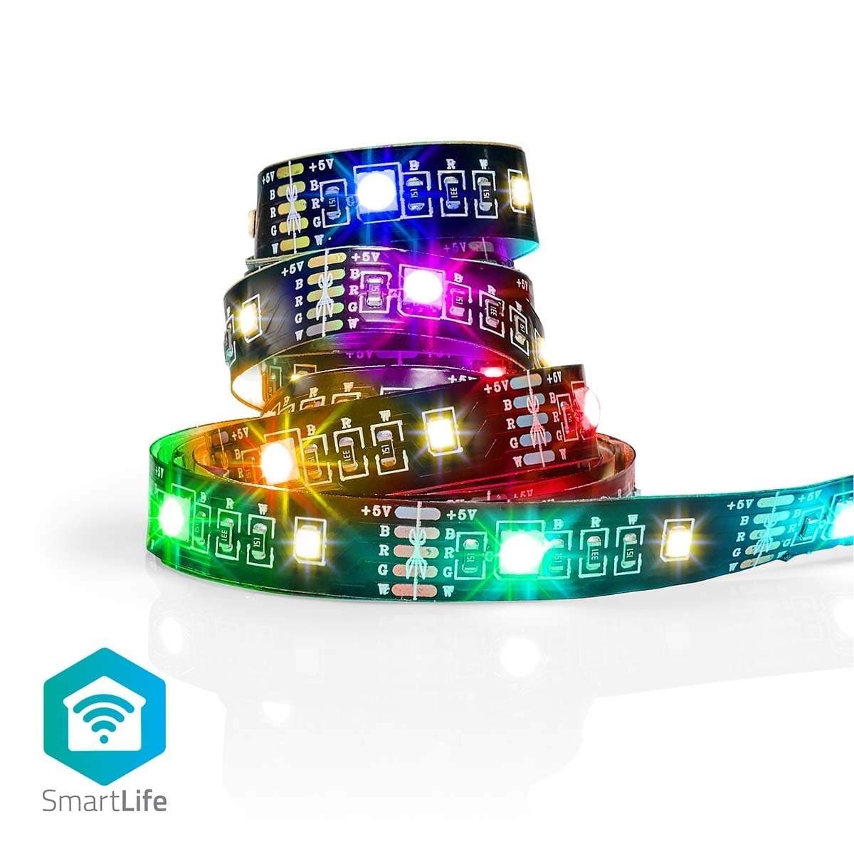 SmartLife LED-Bånd | Bluetooth® | RGB / Varm Hvid | SMD | 2.00 m | IP20 | 2700 K | 380 lm | Android™ / IOS