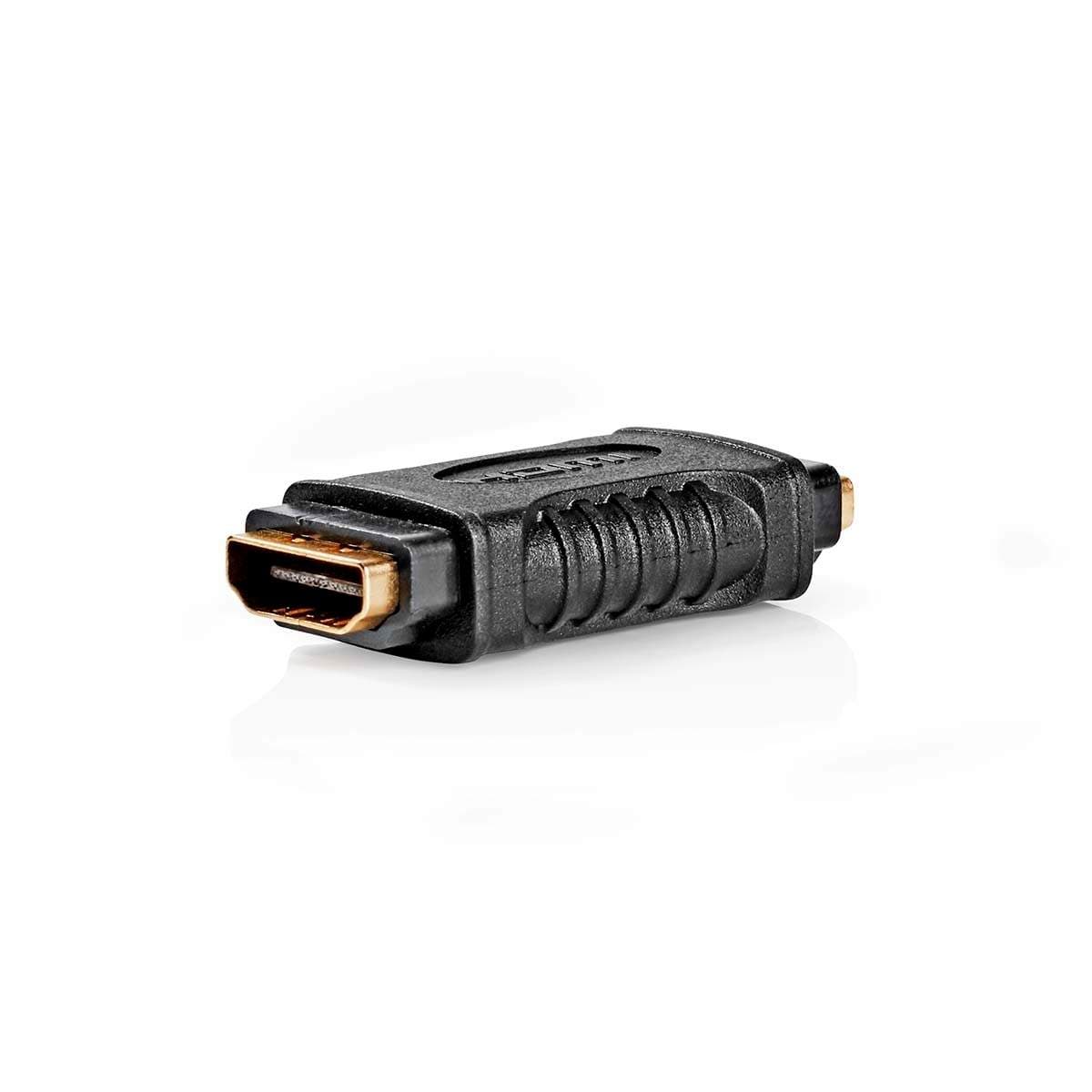 HDMI™ Adapter | HDMI™ Hun | HDMI™ Hun | Guldplateret | Lige | ABS | Sort | 1 stk. | Box