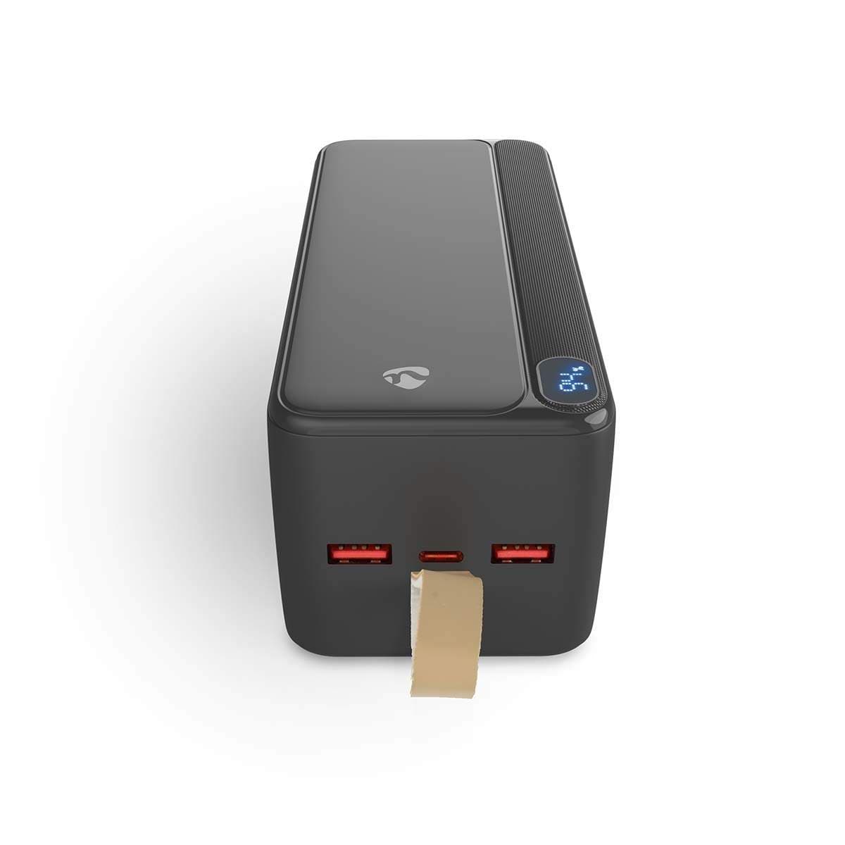 Powerbank | 30000 mAh | 1,5 / 1,67 / 2,0 / 2,22 / 3,0 A | Antal udgange: 3 | Udgangsforbindelse: 1x USB-C™ / 2x USB-A | Indgangs