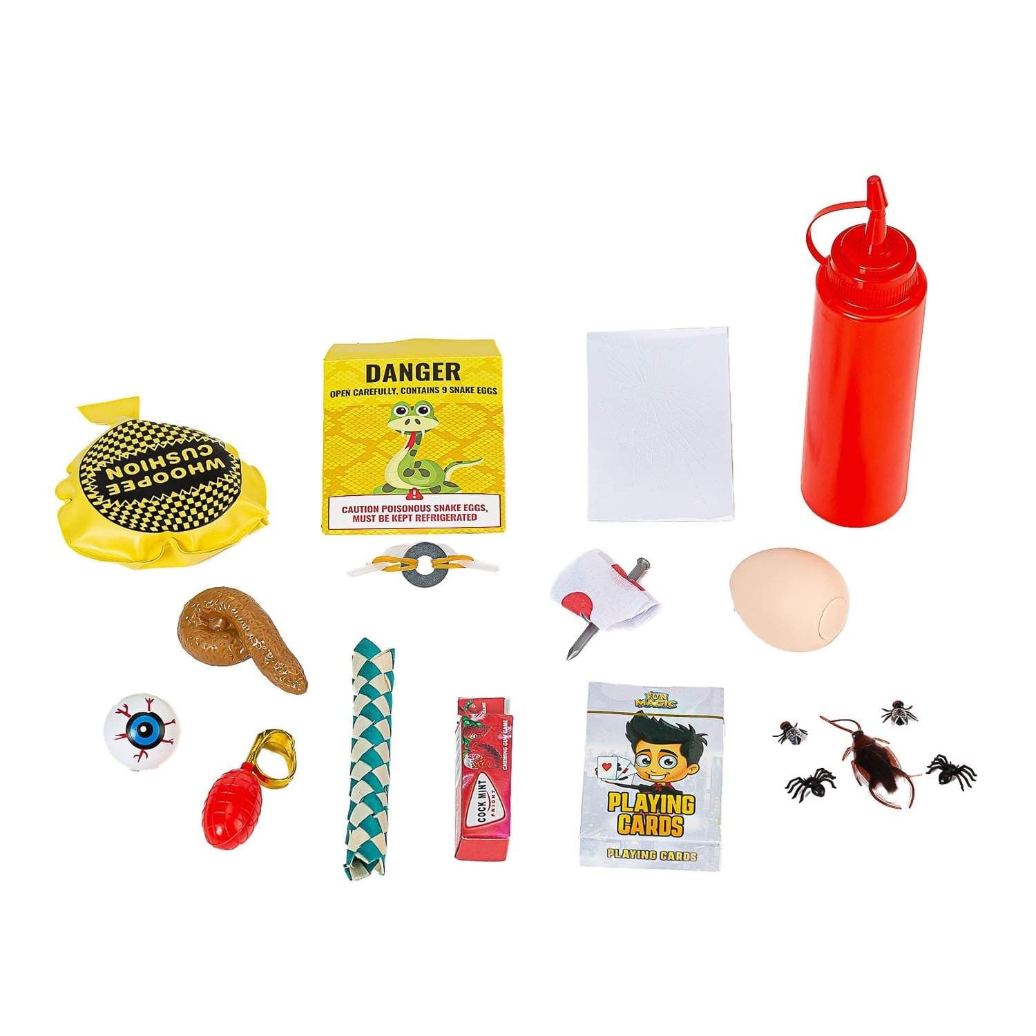 Prankster Mega Set: Insekter, pruttepude og meget mere sjov