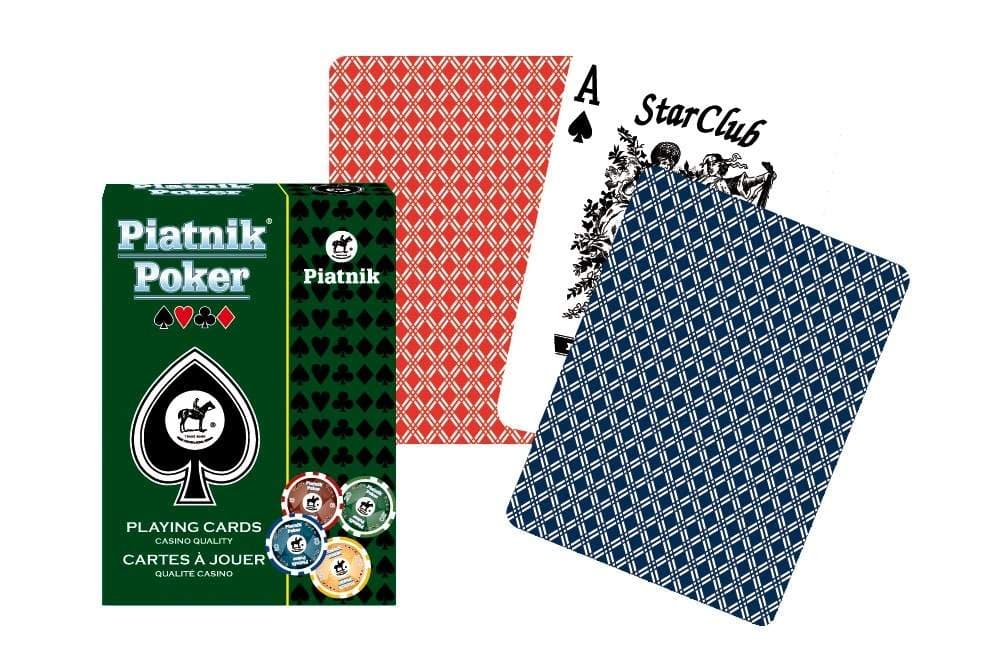Poker spillekort, casino kvalitet, 52 kort + jokere