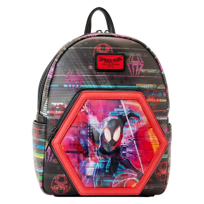 Spiderman Lenticular Rygsæk 27 cm - På tværs af Spider-Verse Design