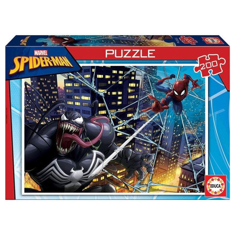Spiderman 200-brikkers puslespil til børn og voksne