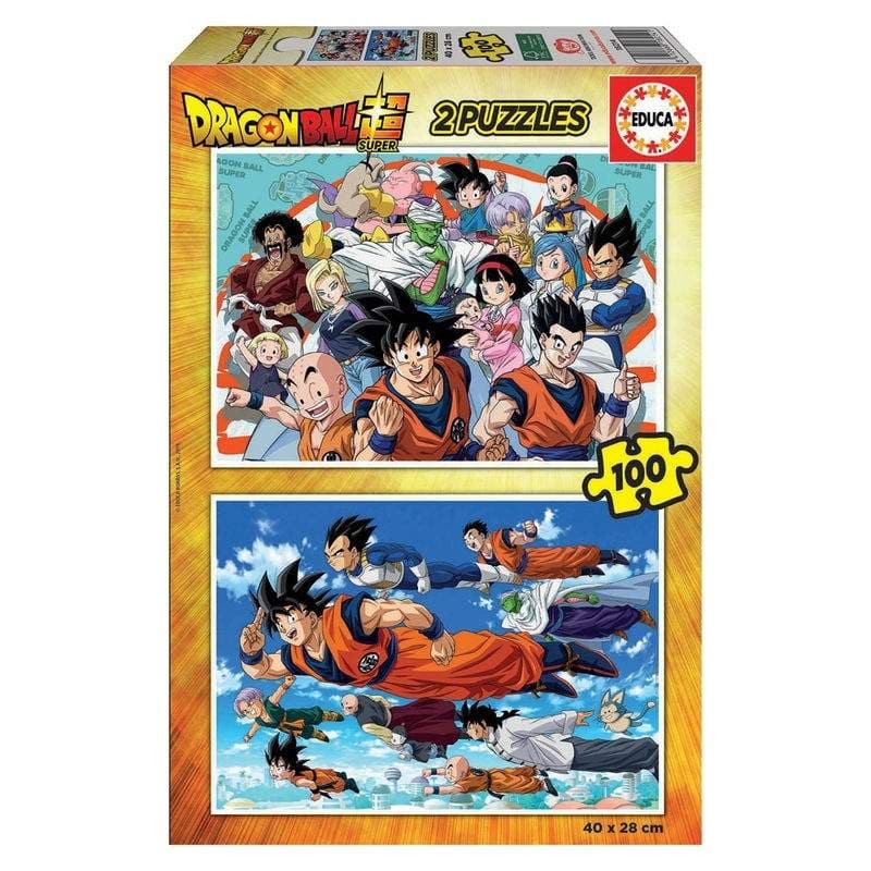 Dragon Ball Super 2x100-stykke puslespil til fans og samlere
