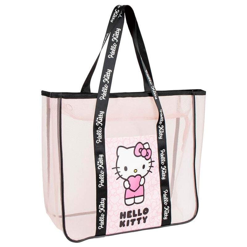Hello Kitty strandtaske med slidstærkt materiale og rummeligt design