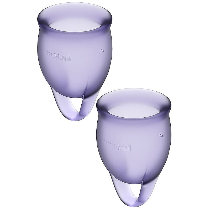 Satisfyer Feel Confident Menstrual Cup menstruationskop Purple