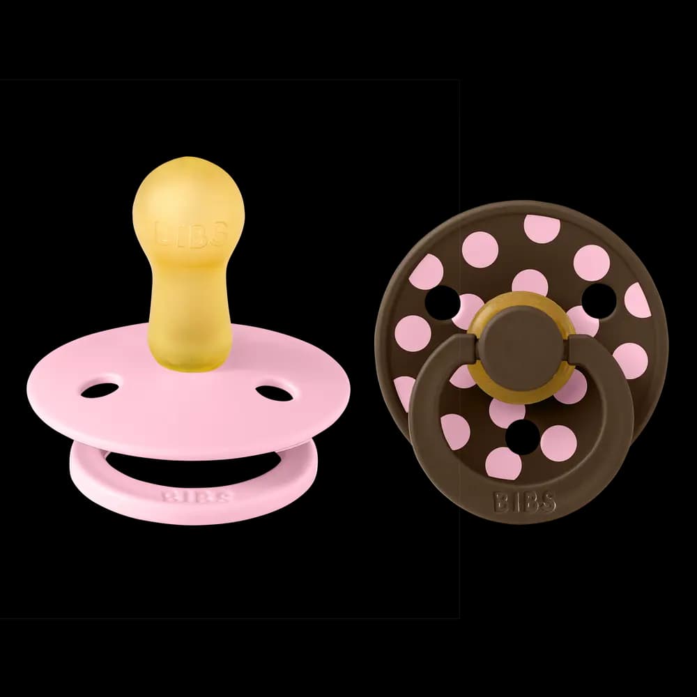 Studio Colour 2pk Polka Latex Str2 Baby Pink/Mocha