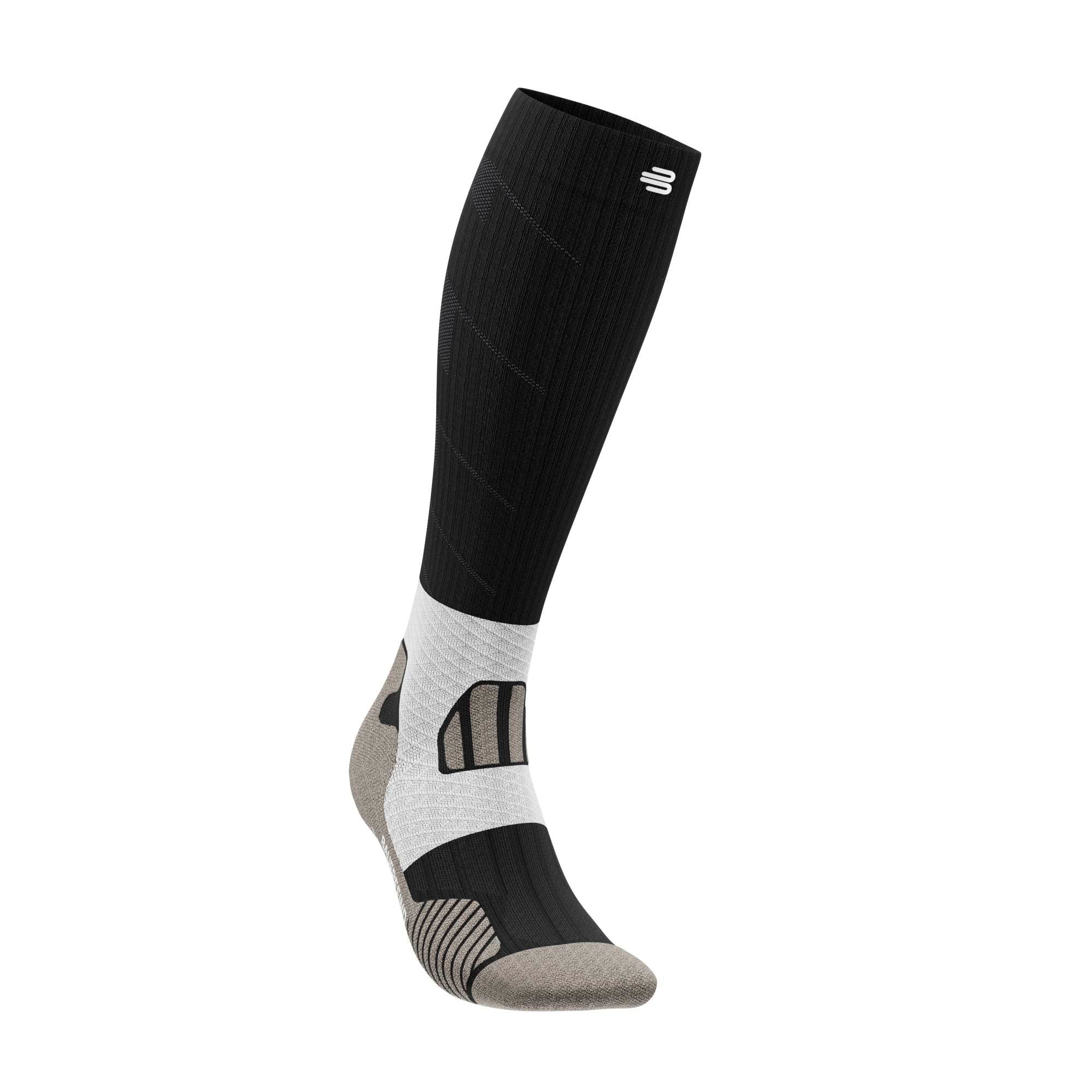 Trail RUN Compression Sock - High Cut, Garbon Black