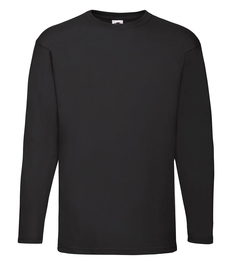 Langærmet T-Shirt - Sort